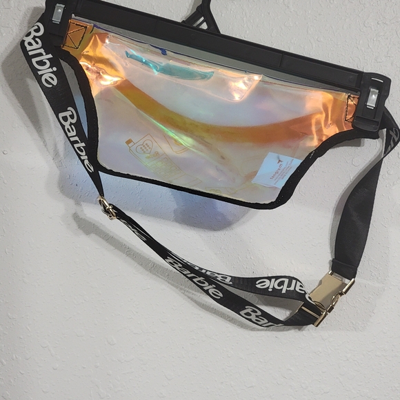 Barbie Holographic Fanny Pack with Black Strap - Picture 2 of 6